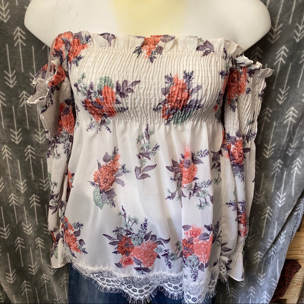 Speed Limit Floral Blouse